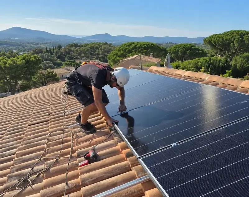 Installateur panneaux solaires Condamine — pose photovoltaïque sur toiture